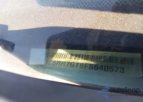 2015 Ram 1500 Big Horn из США, поврежденный, VIN 1C6RR7GT9FS640573